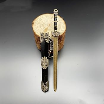 中央アジアの短剣　装飾用　46cm Amazon.co.jp: [モモアオ] 装飾剣 ミニ剣 7点セット 鞘の装飾